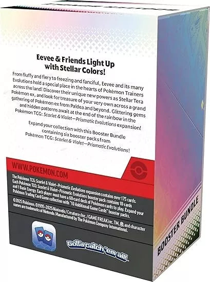 Pokemon: Prismatic Evolutions - Booster Bundle